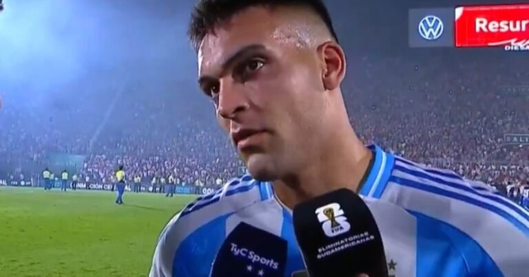 Lautaro Martínez, caliente con el arbitraje de Daronco: «El hombre que no tenía que estar en el campo terminó haciendo el gol»