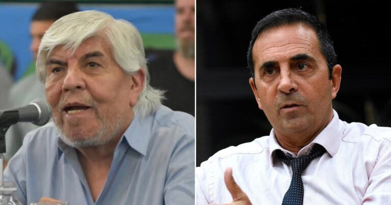 Hugo Moyano se reunió con el secretario de Trabajo para analizar la situación de la CGT tras la renuncia de su hijo Pablo