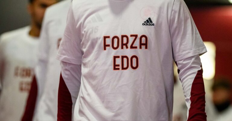 El mensaje de apoyo de la Roma a Edoardo Bove