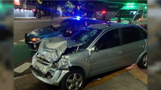 Mañana accidentada en la Ciudad de Buenos Aires: tres choques y un herido de gravedad