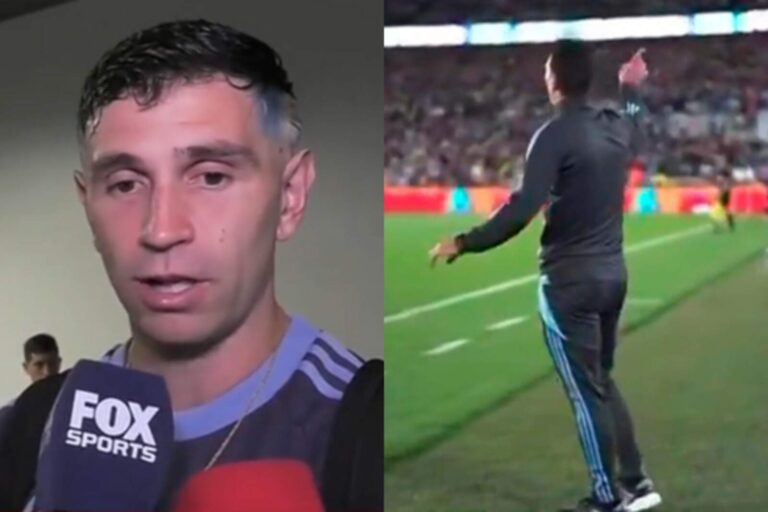 Dibu Martínez se refirió al enojo de Lionel Scaloni cuando hizo jueguitos ante Brasil