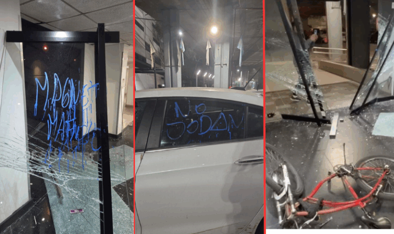 Manifestantes entraron a El Trece y destrozaron todo: el video