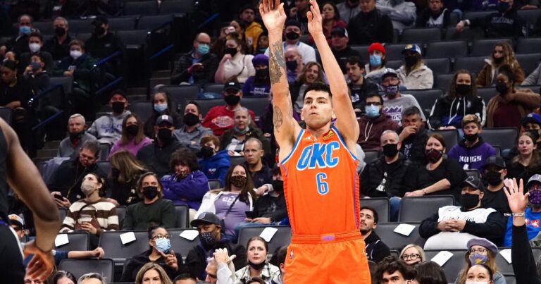 Cuando Gabriel Deck jugó en Oklahoma City Thunder, el campeón de la NBA