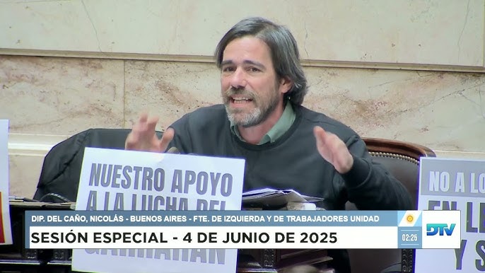 Del Caño: «El escudo de Kicillof es para proteger a la empresa»