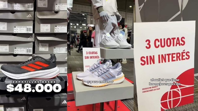 Nuevo outlet de adidas con zapatillas baratas desde $48.000: dónde se encuentra