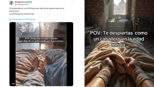 «Te despertás con una Córdoba que dejó se gobernada por el peronismo»: De Loredo juega con los videos virales para «ver» el futuro
