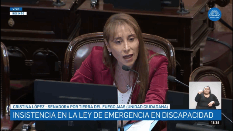 En medio de la sesión, una senadora cantó el jingle viral que critica a Karina Milei