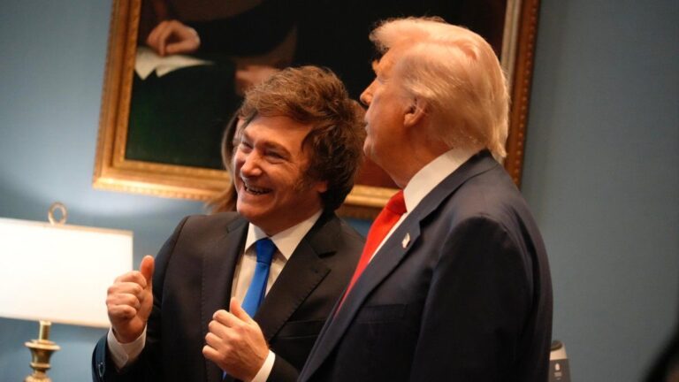 En un nuevo guiño, Donald Trump invitó a Javier Milei a integrar el Consejo de Paz como «miembro fundador»