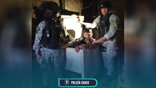Chaco: violó la prisión domiciliaria, estaba prófugo y lo encontraron dentro un freezer