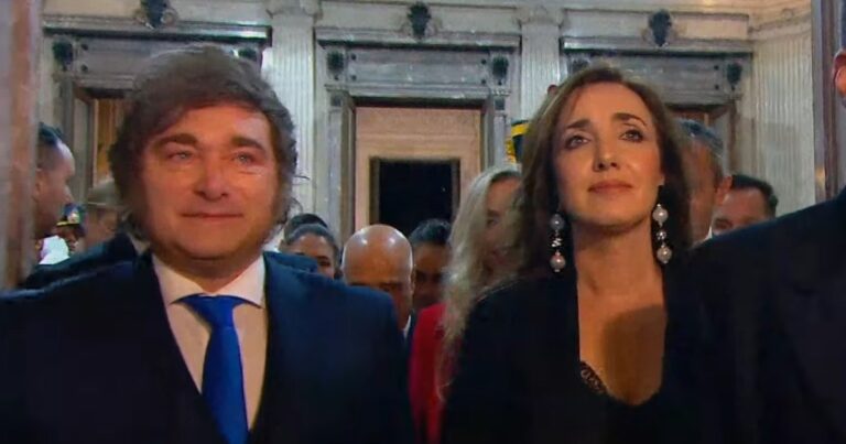 El frío saludo de Milei a Villarruel y el dardo del Presidente contra la vice por «soñar con el sillón de Rivadavia»