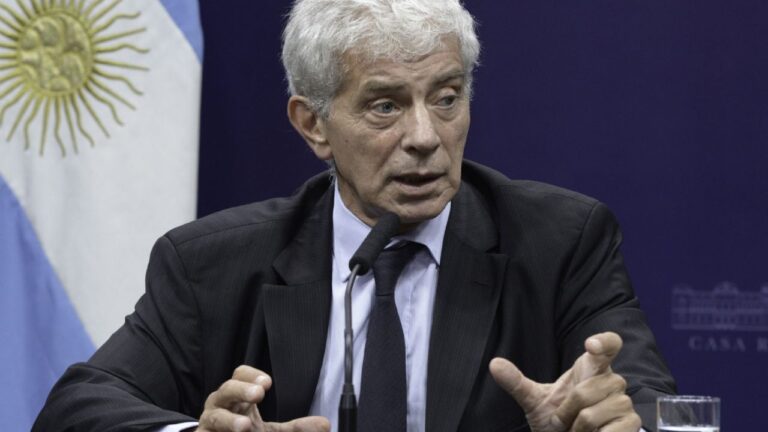 Mariano Cúneo Libarona, exministro de Justicia, en una entrevista.