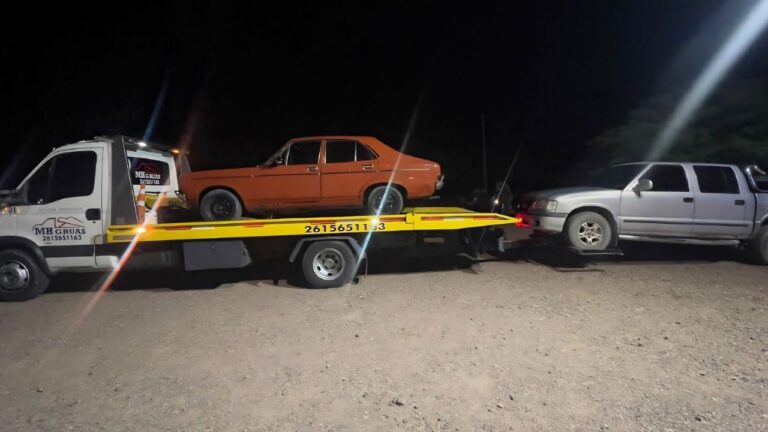 Operativo de control vehicial de la Policía de Mendoza en la ruta de El Carrizal