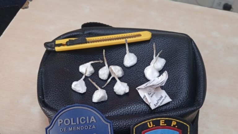 Ilustración de un procedimiento policial en un barrio de Mendoza