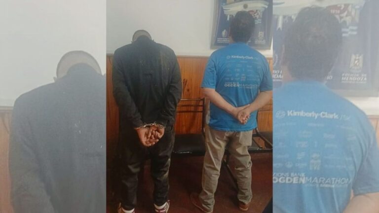 Operativo policial en calles de Maipú, Mendoza