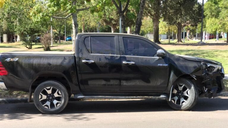 Operativo de Tránsito y policial en una calle de Guaymallén, Mendoza.