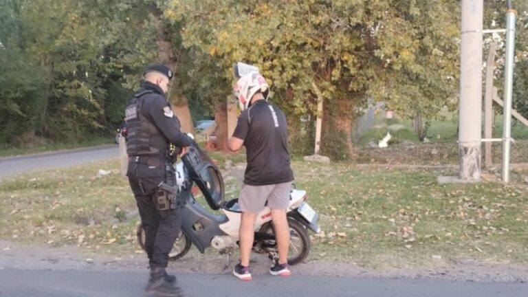 Operativo policial de control y prevención en calles de San Rafael, Mendoza