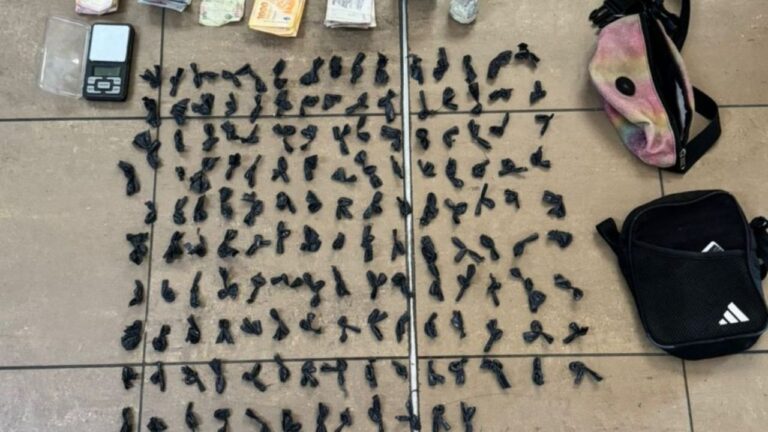 Efectivos policiales durante un procedimiento de seguridad en Mendoza